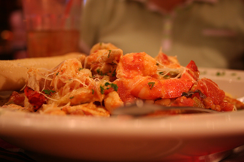 Shrimp and Lump Crab Scampi